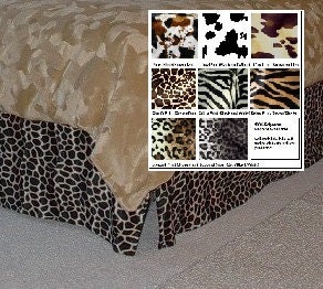 Leopard Bed Skirt