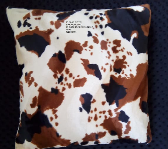 Brown Zebra Pillow Shams Standard Queen,or King Faux Fur Pillow cases Set Of 2