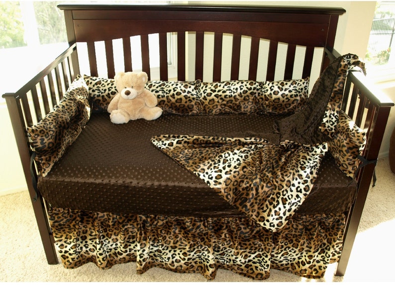 Leopard Print Baby Bedding Sets