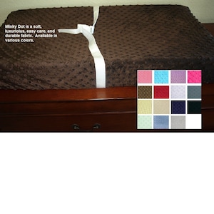 Minky Changing Pad Cover Girl Boy Minky Cover
