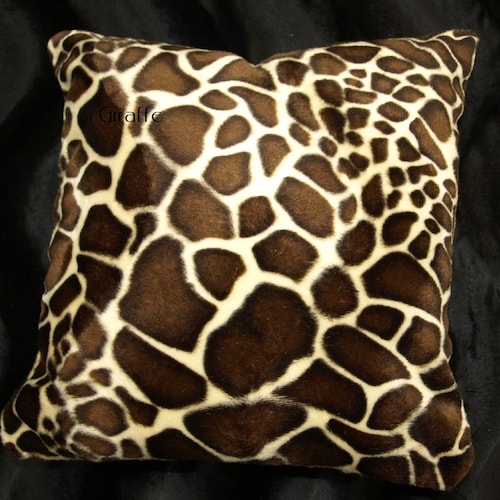 Animal Print Pillow Covers Faux Fur Throw Pillow Cover Etsy