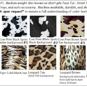 Animal Print Pillow Covers Faux Fur Throw Pillow Cover