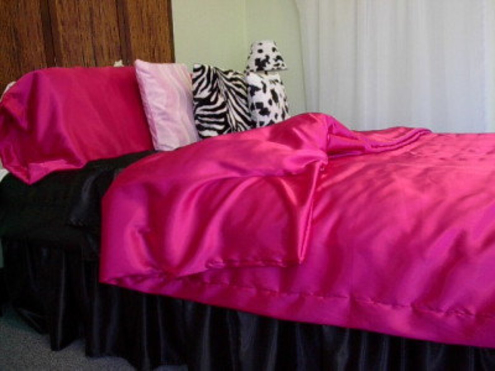 Satin Twin XL Twin Dorm Room Sheet Set Etsy
