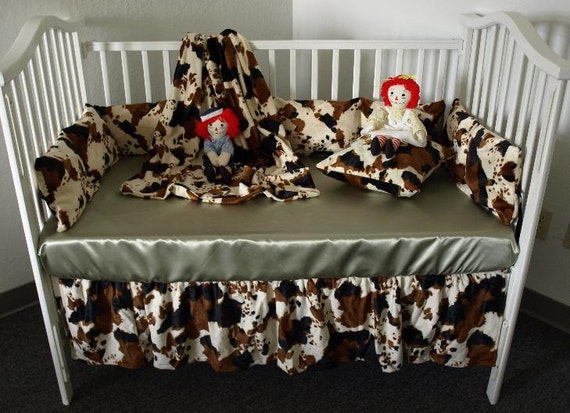 Western Crib Bedding Cowboy Baby Bedding Set Pony Etsy