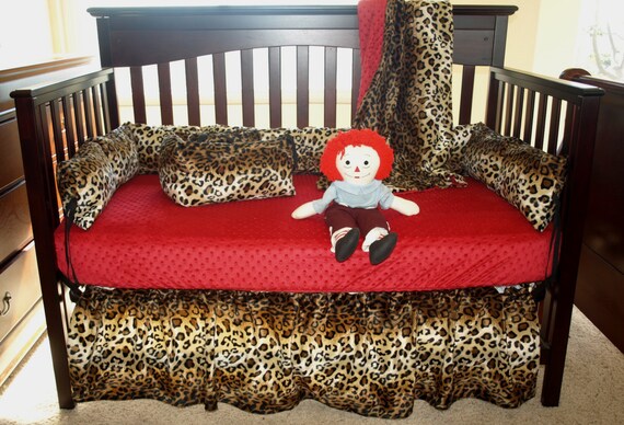 leopard baby bedding