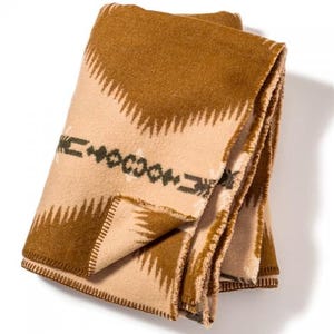 BasShu Wool Blanket Jacquard Blue | END. (AR)