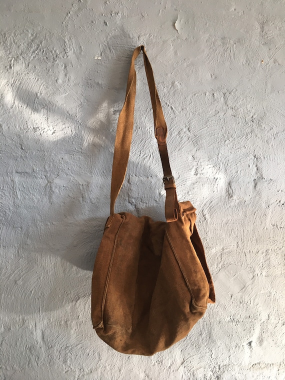 Vintage 1930s-40s Military Messenger Bag - image 2