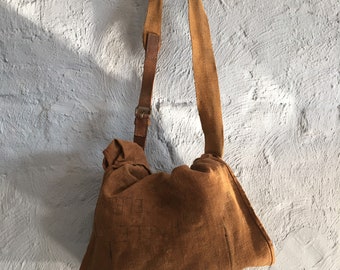 vintage 1930s-40s Military Messenger Bag