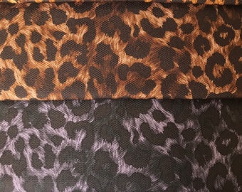 100% Cotton Fabric Bundle: Leopard Print