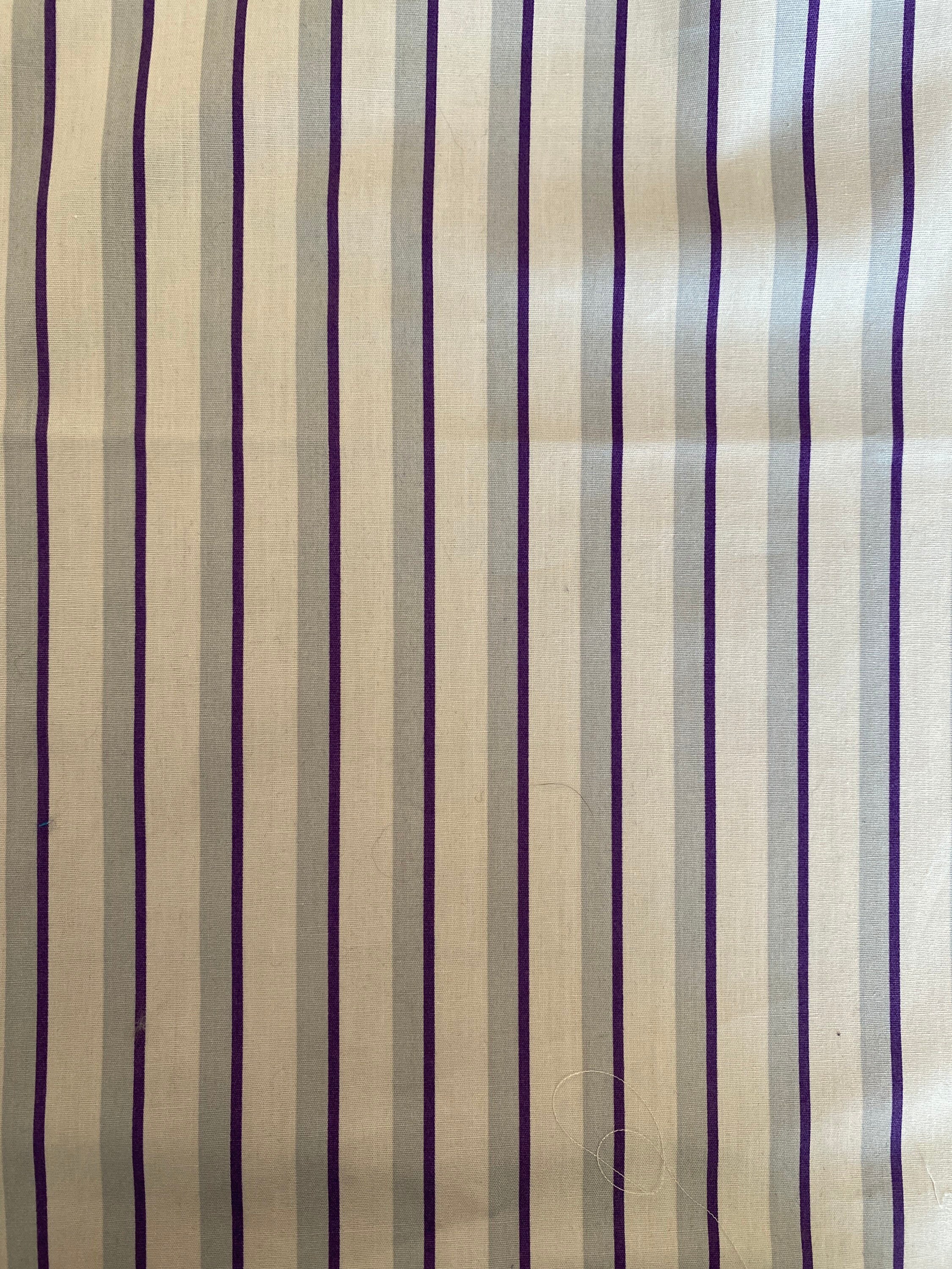 100 Cotton Fabric Bundle Stripe Print on Crisp Plain Weave Etsy