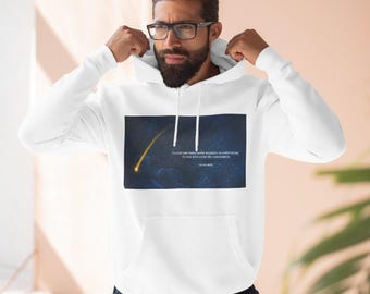 Oscar Wilde Quote Fleece Hoodie: Literary Gift Sweatshirt