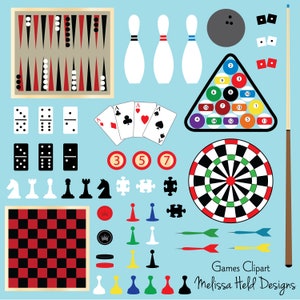 Games Digital Clipart