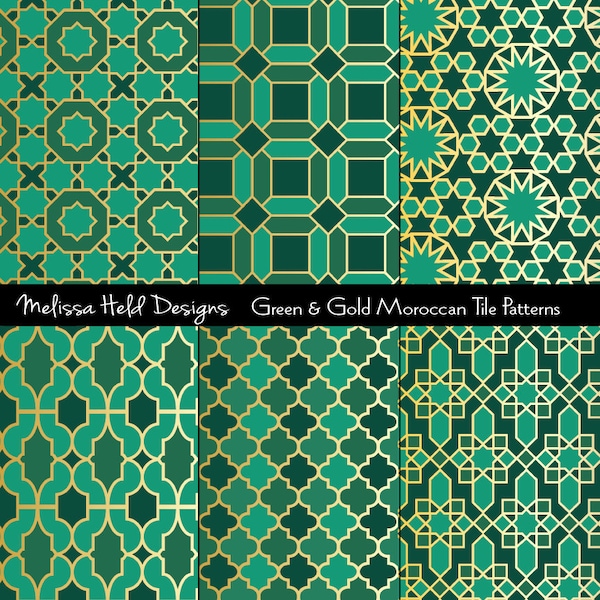 Moroccan Green Tile - Etsy