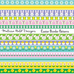 Ostern Grenze Muster digitale Clipart