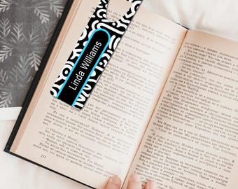 Personalized Aluminum Bookmark: Custom Name Gift for Book Lovers