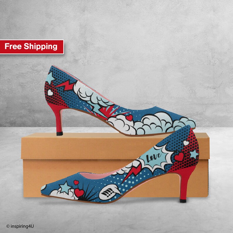 Women High Heels Shoes Unique Blue 