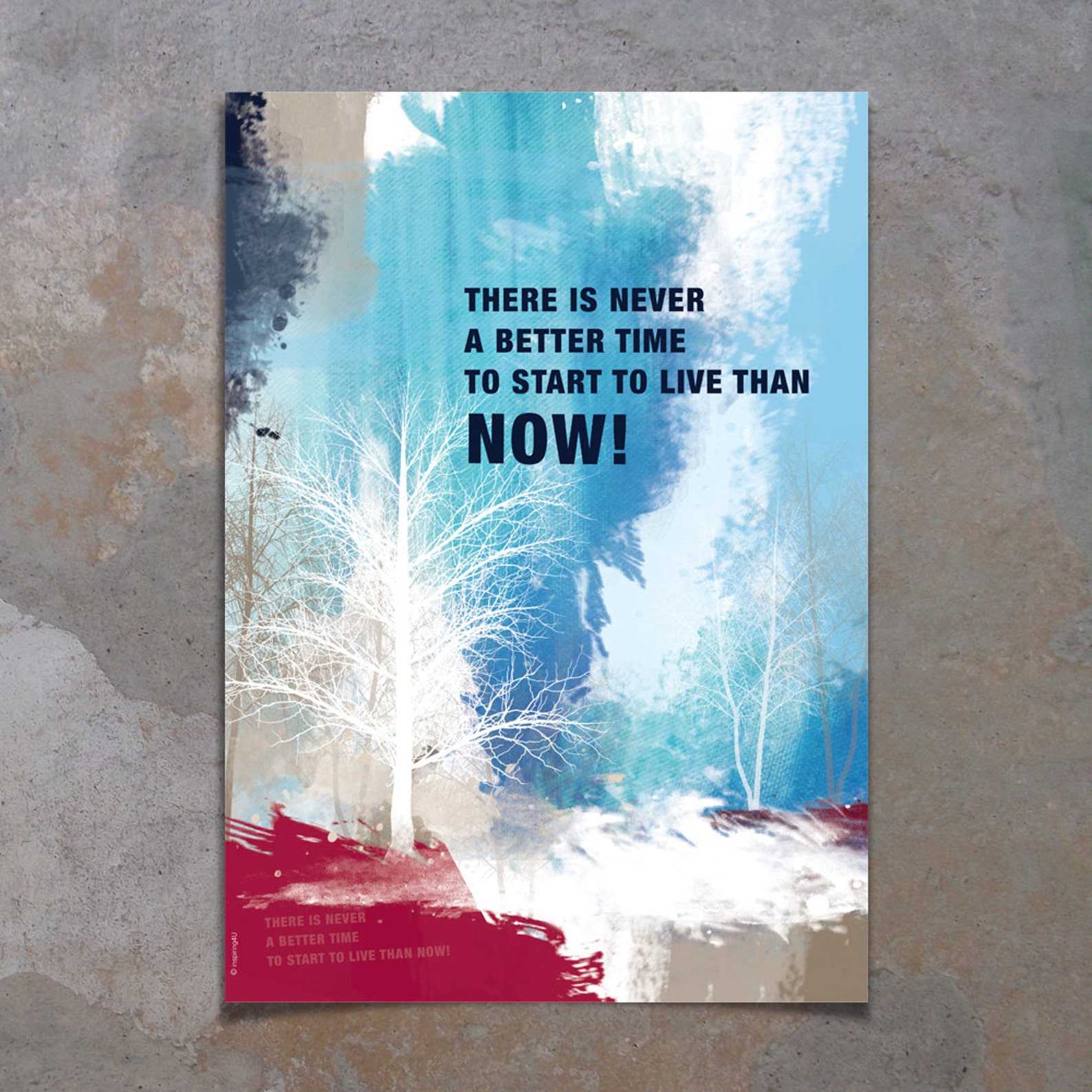 Motivational Poster for Office Wall Décor. Positive Thinking Etsy