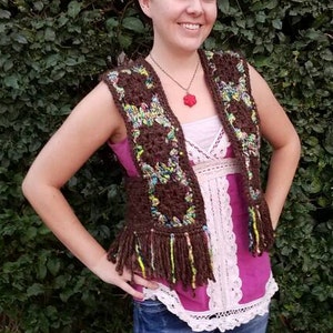 Hippie Vest// Fringe Vest // Gehaakt Vest // CrayCray Haak