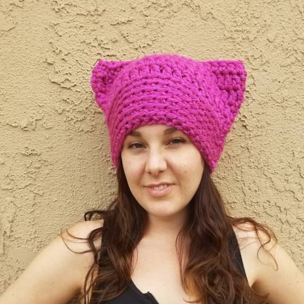 Made to Order: Pink Pussyhat // Pussyhat Project // CrayCray Crochet