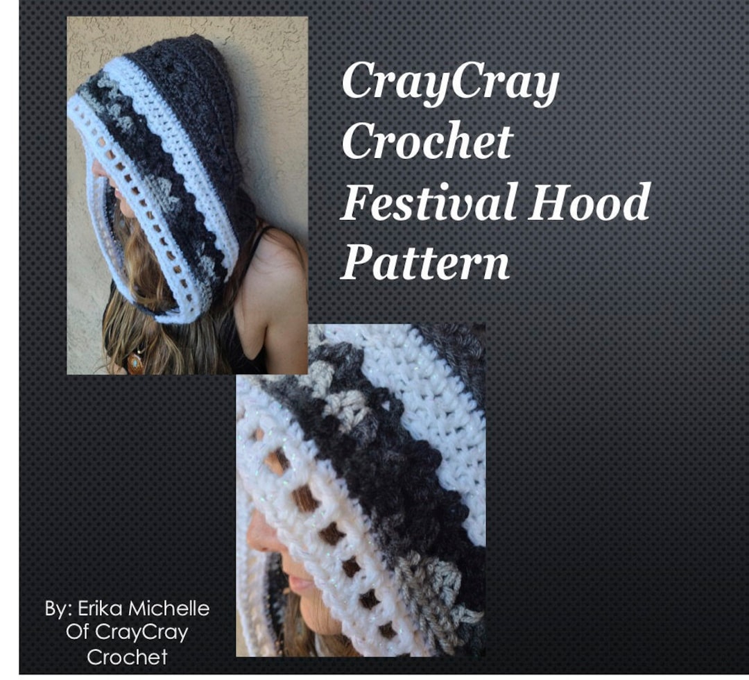 PATTERN: Craycray Crochet Festival Hood// Make Your Own Festival