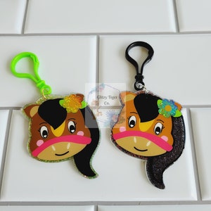 Horse Book bag tags, Pony backpack charms, Horse zipper charm