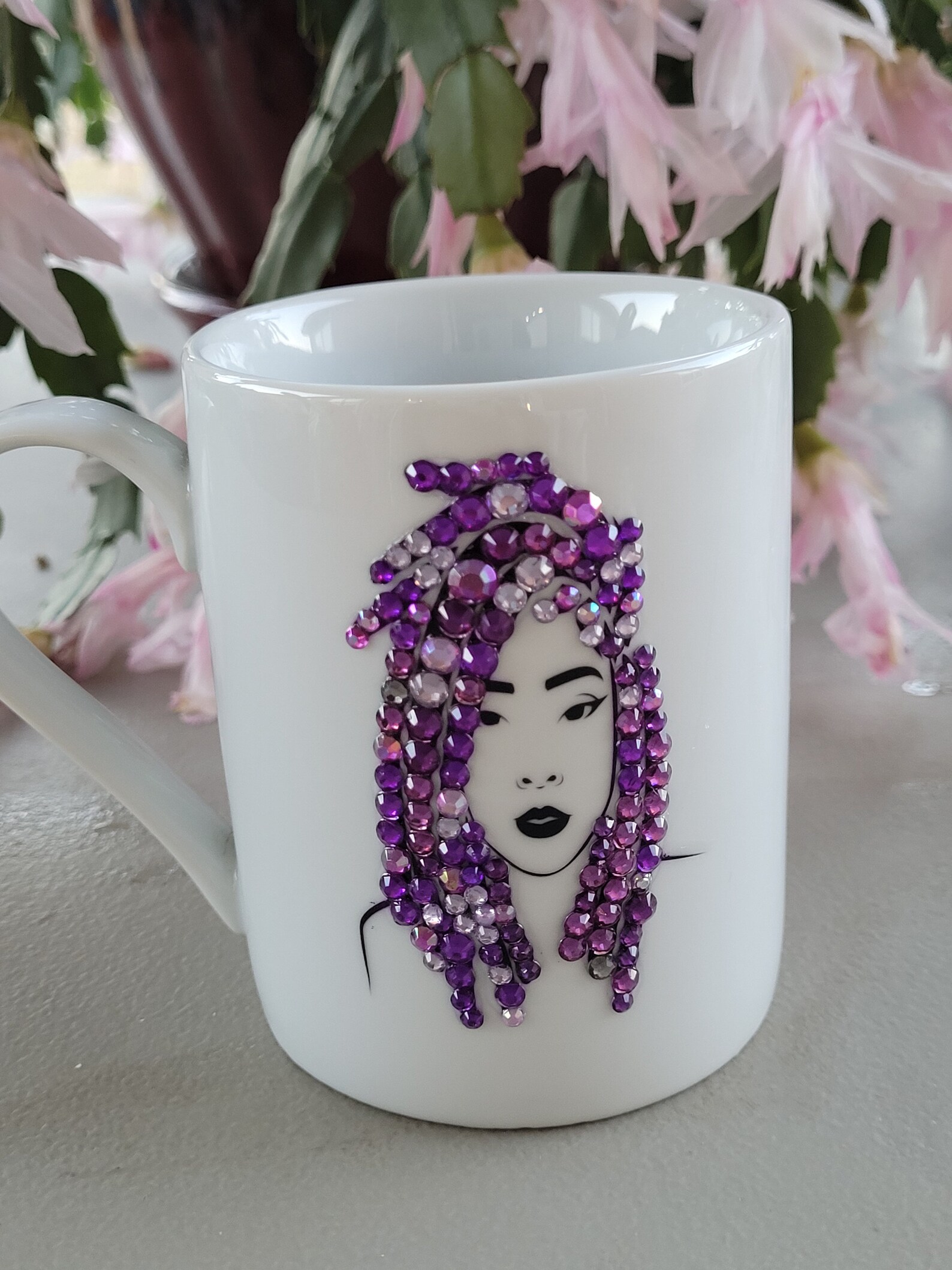 Personalized Bling Mugs Etsy