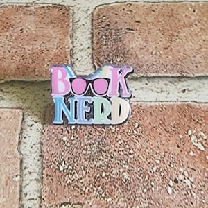 Book Nerd Acrylic Pin| Acrylic Pin