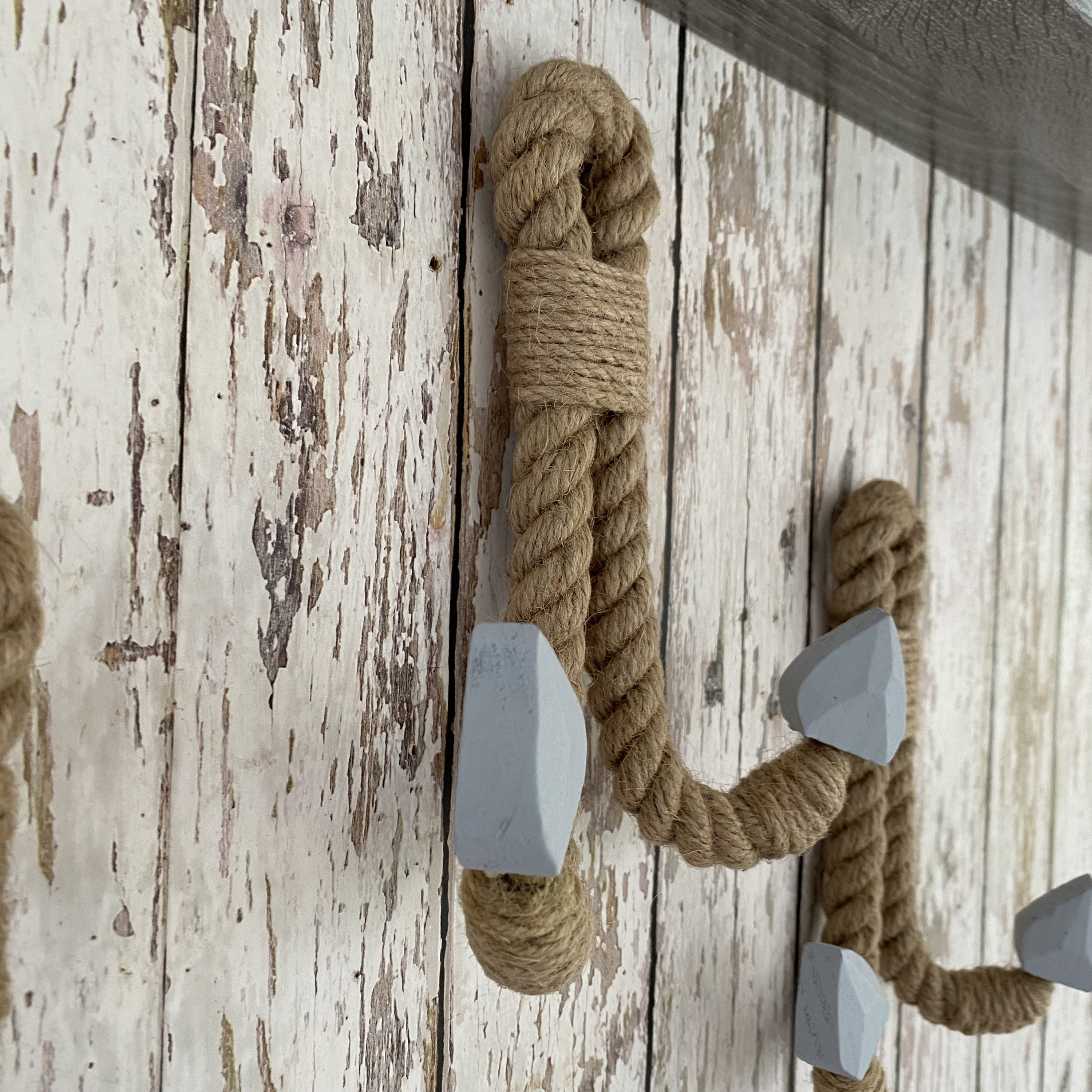Anchor Jute Rope Wall Hook Towel Hanger Coat, Hat, Key Rack