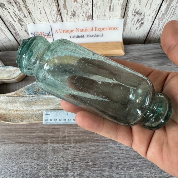 Japanese Glass Rolling Pin Floats, Authentic Japan Buoys Once Used