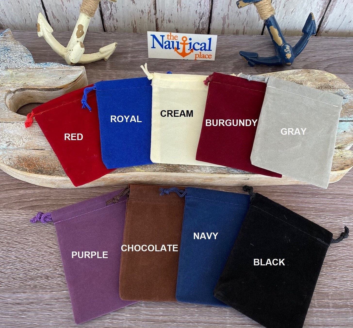 3x4 Velvet Jewelry Bag Small Drawstring Gift Bag Velour Protective