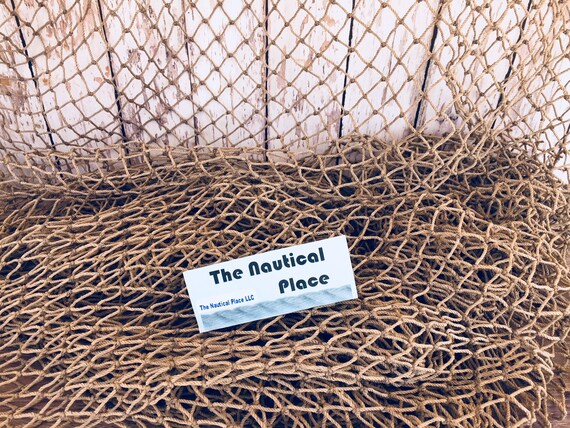 Authentic Used Fish Netting ~ 10' x 10' ~ Real Genuine Fishermans Net ~ Fishnet Authentic Used Fish Netting ~ 10' x 10' ~ Real Genuine Fishermans Net ~ Fishnet