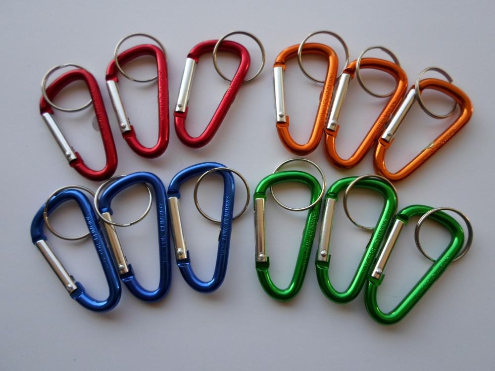 2.25 Carabiner Backpack Clips Bulk Lot of 12 Spring Etsy