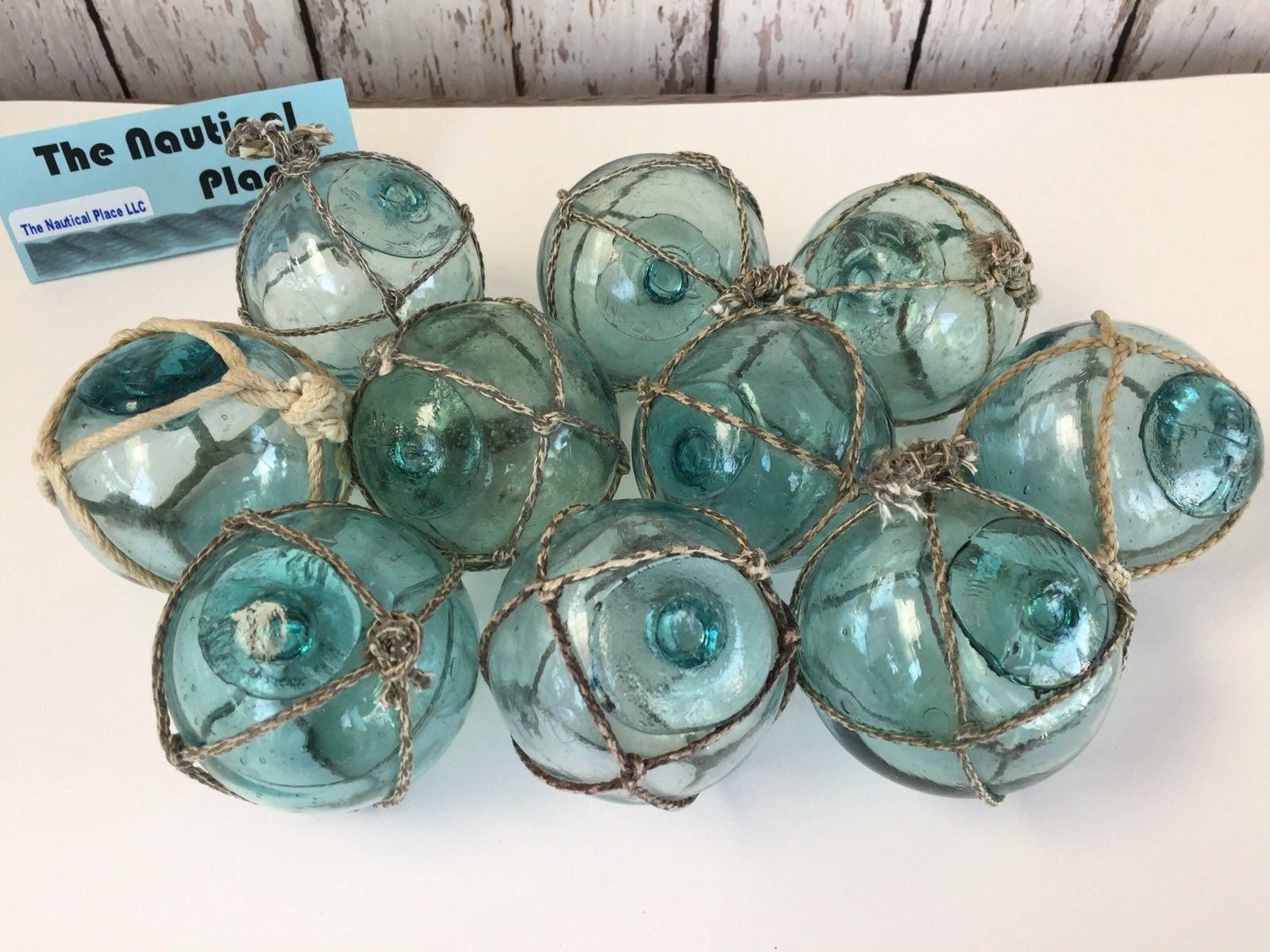 Japanese Glass Floats, Old Fish Net Buoys, Vintage Floats Once