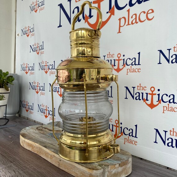 Anchor brass 2024 ship lantern