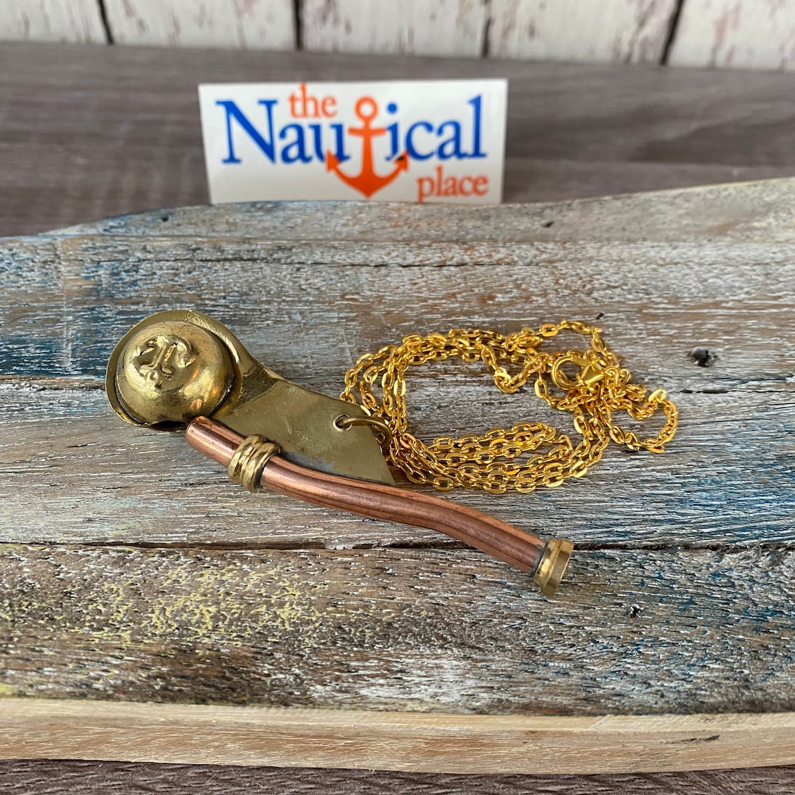 Brass Boatswain Whistle Bosun Call Pipe w/ Optional 27 Etsy
