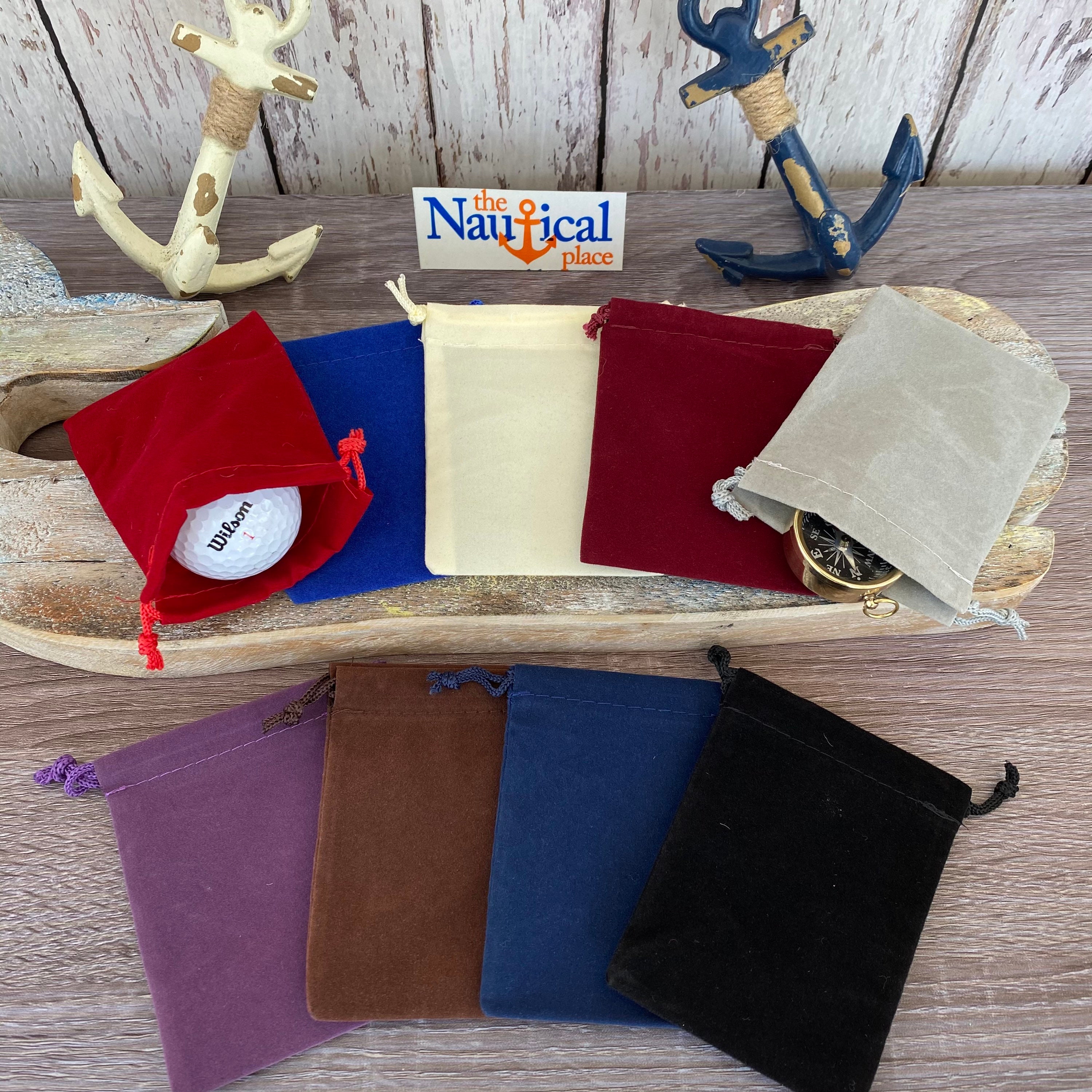 3x4 Velvet Jewelry Bag Small Drawstring Gift Bag Velour Protective