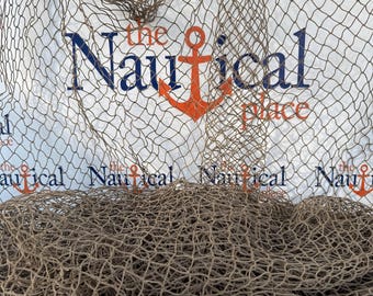 5' X 100' Authentic Large Knotless Fishing Net, Real Used Fish Netting for Nautical Decor, Tiki Bar, Beach House, Garden, Restaurant - Etsy 5' X 100' Authentic Large Knotless Fishing Net, Real Used Fish Netting for Nautical Decor, Tiki Bar, Beach House, Garden, Restaurant - Etsy