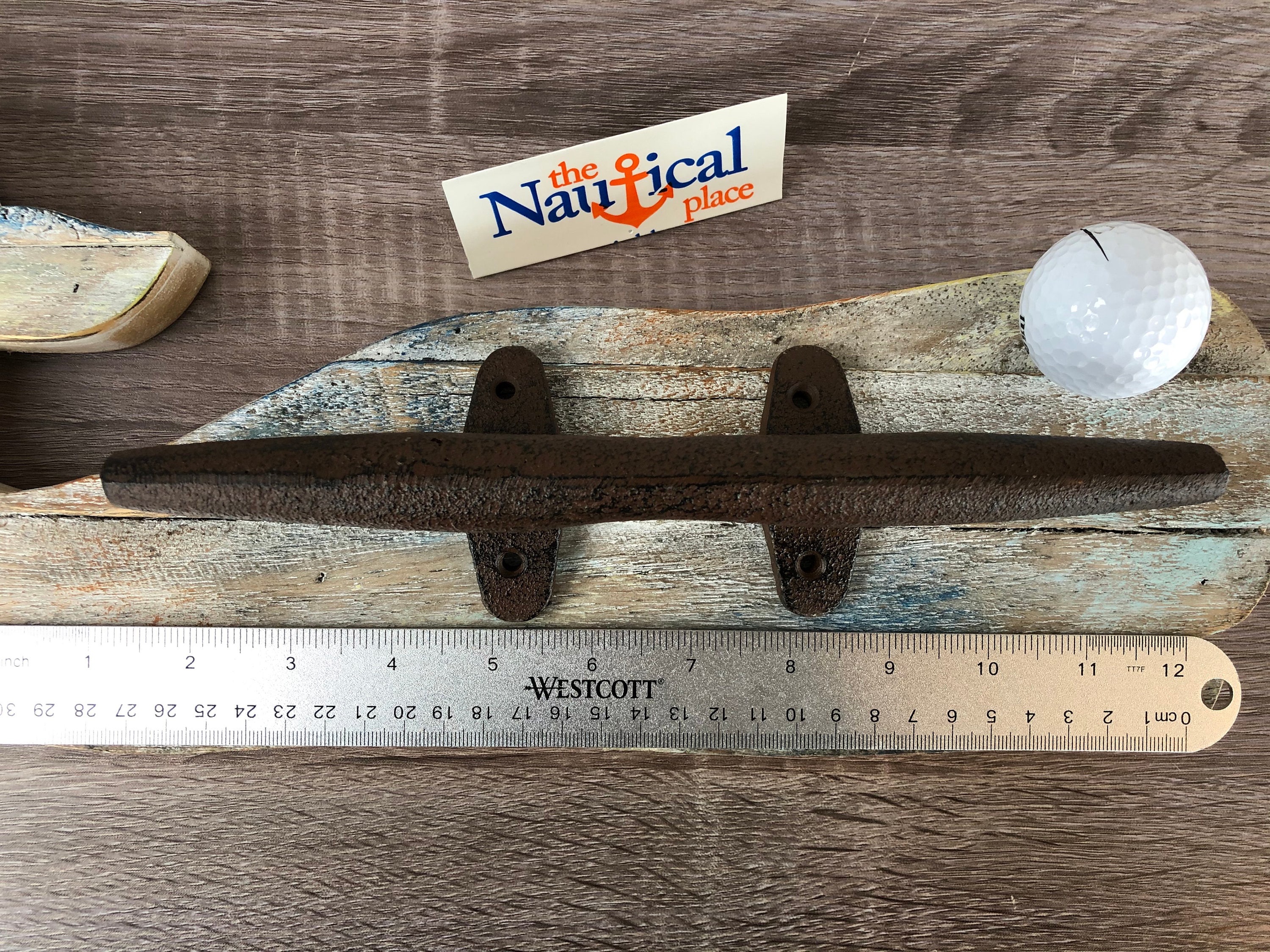 10 Large Cast Iron Cleat Door Handle, Drawer Pull Nautical