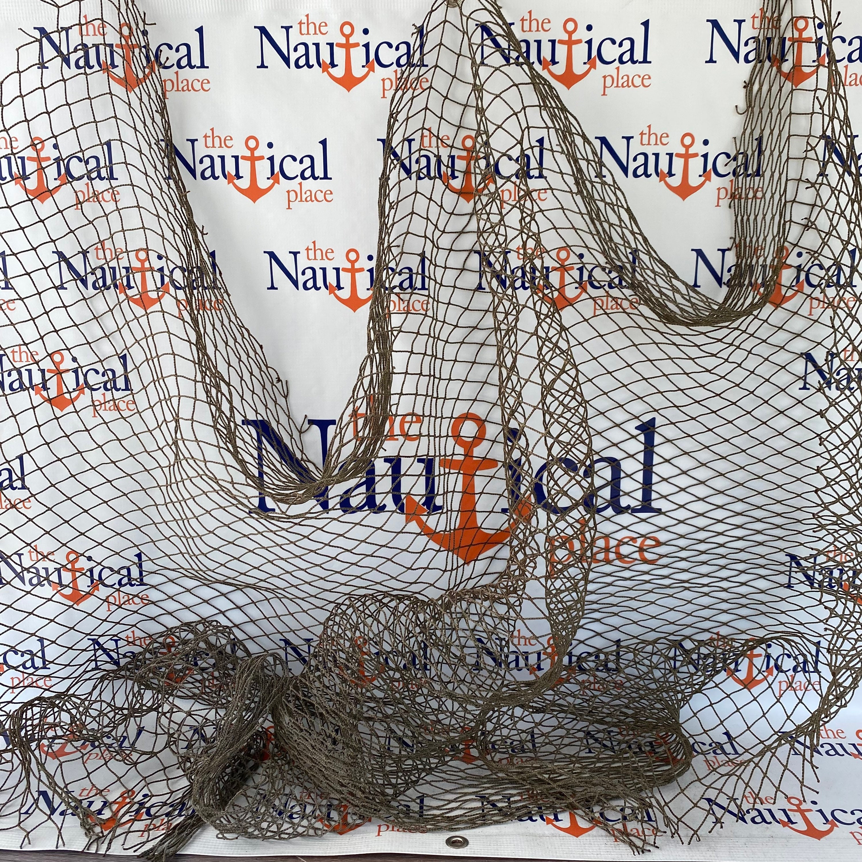 Real Fish Net 10 Ft X 10 Ft, KNOTLESS Strong Netting for Golf