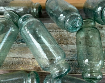 Japanese Glass Rolling Pin Floats, Authentic Japan Buoys Once Used On  Fishing Nets, Aquas Greens Single, Set or 10