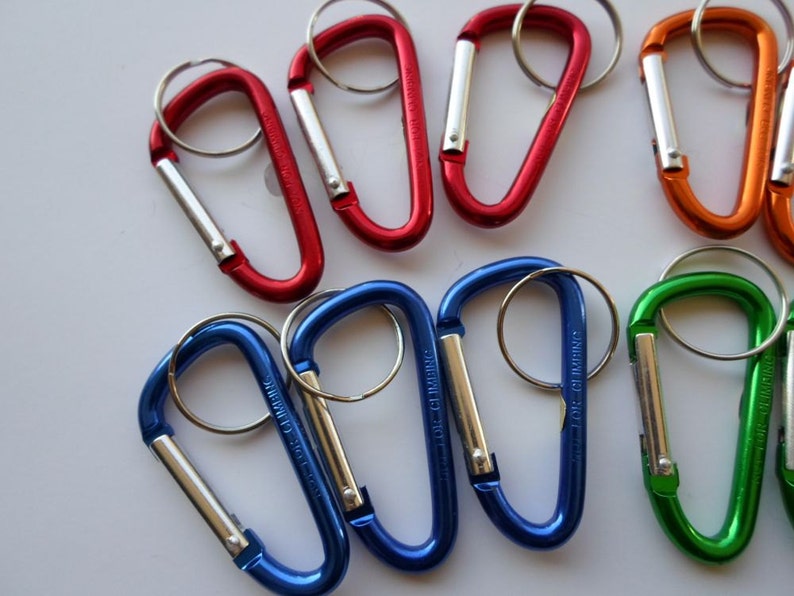 2.25 Carabiner Backpack Clips Bulk Lot of 12 Spring Etsy