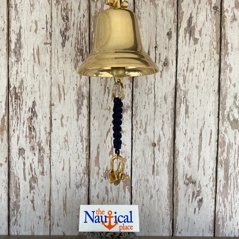 Rope Bell Pull W/ Brass Ship Wheel Anchor Propeller - Etsy