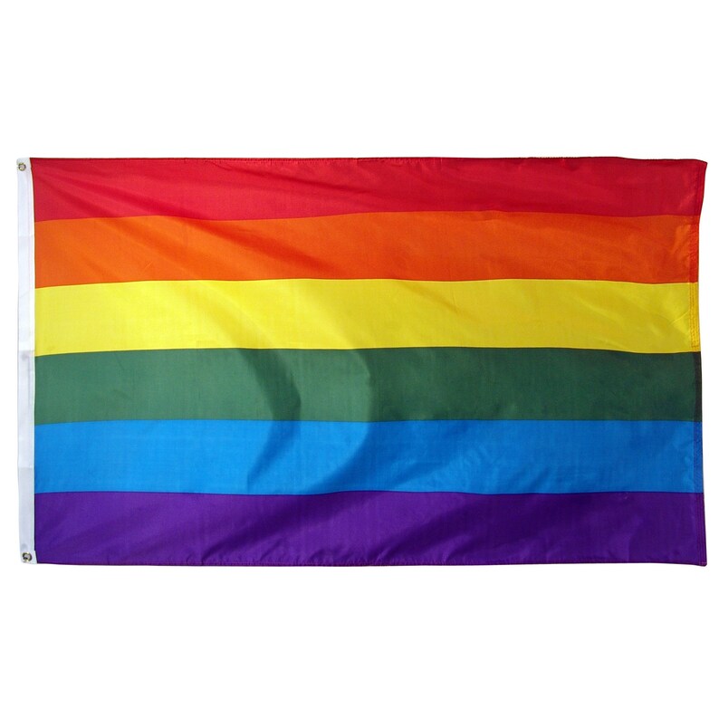 Rainbow Gay Pride Flag - 3 x 5 - Lesbian LGBT - Gaypride LGBTQ - Large 3 ft x 5 ft 