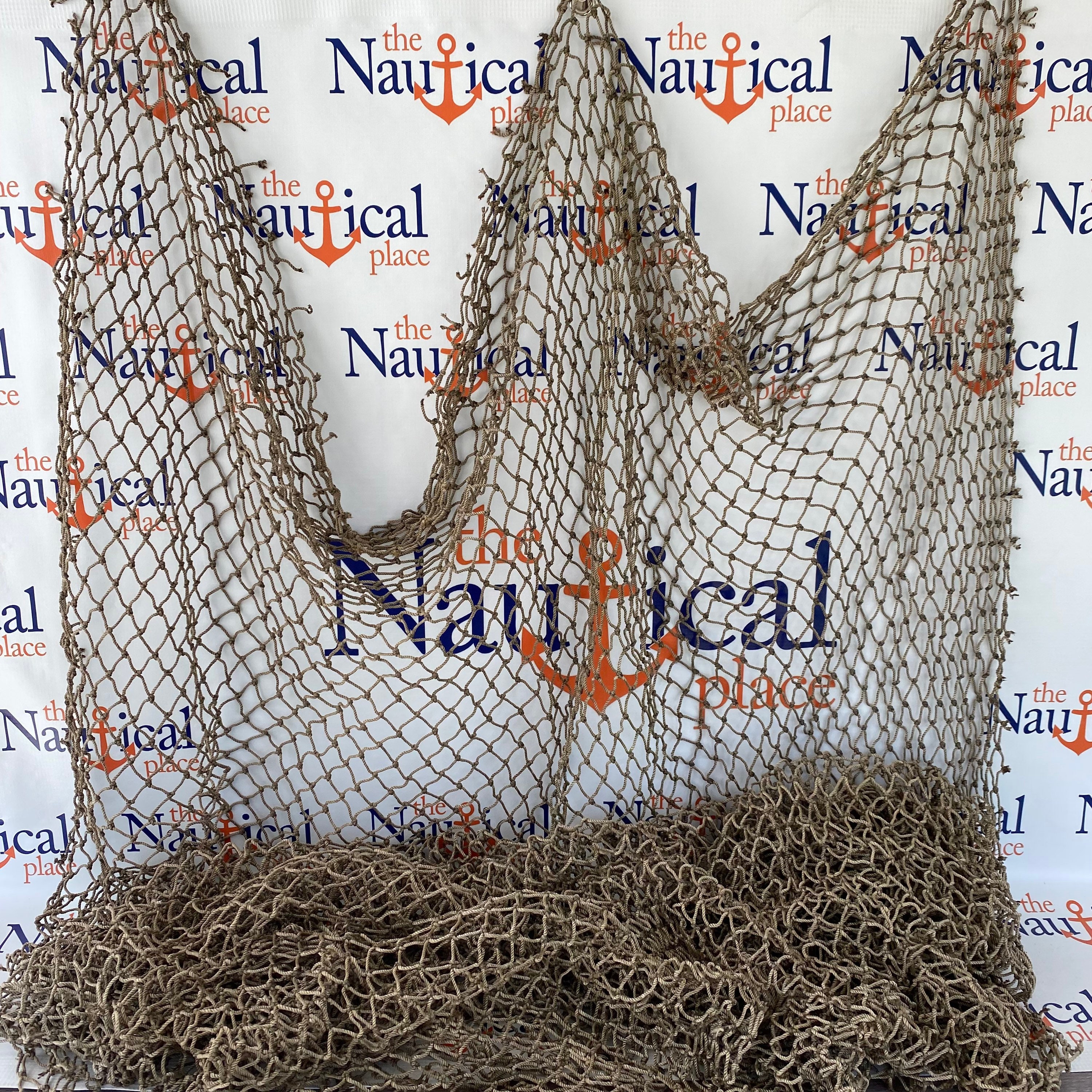 Authentic Fishing Net - 5 ft x 10 ft HEAVY Knotted - Commercial Fish