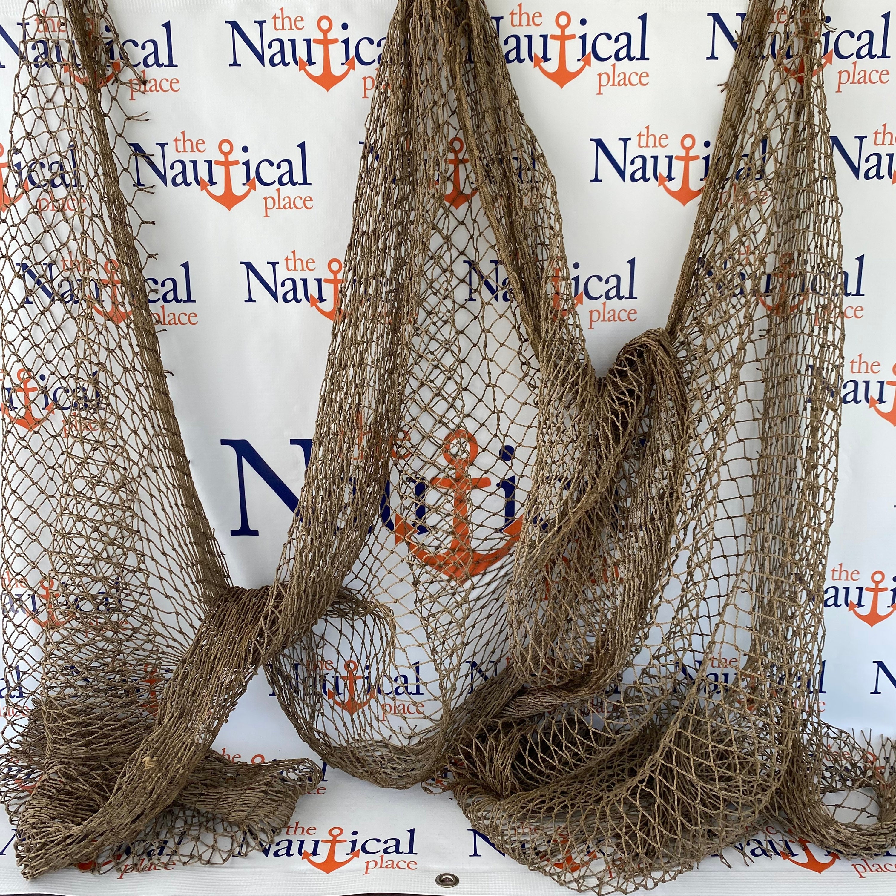 Real Genuine Fish Net, 10'x10', Super Strong Netting for Camouflage,  Military Surplus, Camo Ghillie Suit, Hunting Blinds 