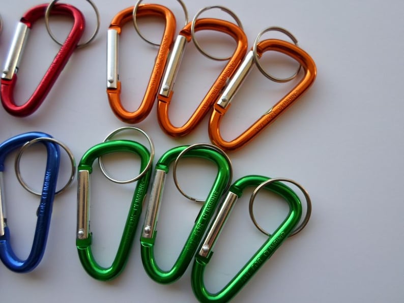 2.25 Carabiner Backpack Clips Bulk Lot of 12 Spring Etsy