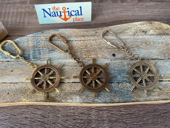 Ships Helm Charm Sterling Silver Antiqued Finish Ships Helm Charm Sterling Silver Antiqued Finish