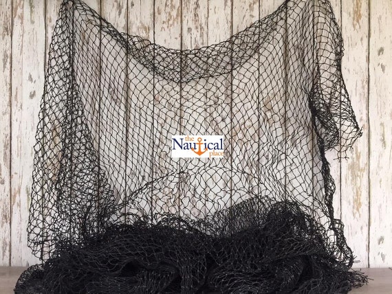 Real Fishing Net 10 Ft X 10 Ft BLACK Knotted Strong Nylon Decorative Fish  Netting Great for Crafts, Golf, Batting Cage, Slow Feed -  Sweden