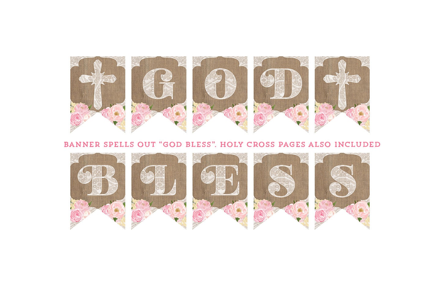 Instant Download GOD BLESS Banner, Instant Download Baptism Banner, Printable Baptism Banner, Printable Christening Banner, Burlap Floral - Etsy instant-download-god-bless-banner-instant-download-baptism-banner-printable-baptism-banner-printable-christening-banner-burlap-floral-etsy