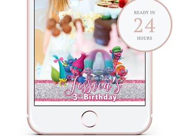 Trolls Birthday Snapchat Filter. Trolls Snapchat GeoFilter. Custom Snapchat Filter. Snapchat GeoFilter. Personalized Filter Trolls movie